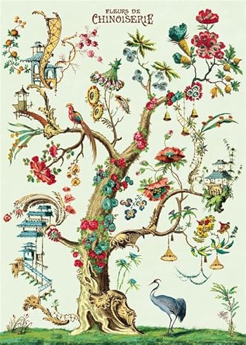 Cavallini & Co. Fleurs de Chinoiserie Dekorative Papierfolie, 50,8 x 71,1 cm Bogen von Cavallini