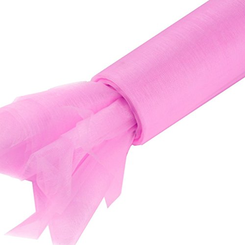 Celebration Organza Stoff Band Organzaband Rolle 40 cm breit x 9 m lang (rosa) von Celebration