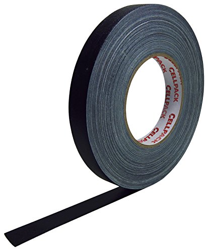 Cellpack 145988 90 beschichtet 0,305–50–25, Tape, Stoff, Baumwolle, Schwarz von Cellpack