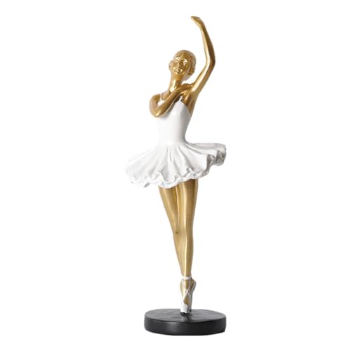 Celuicion Ballerina Figur Statue Mädchen Skulptur Modern Wohnzimmer Kunst Arts Polyresin Geschenk von Celuicion