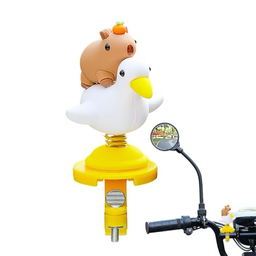 Celuicion Fahrrad -Lenkerdekoration, Motorrad -Lenker -Ornament - Swing Capybara -Figur für Scooter,Schütteln von Capybara -Figur für Scooter -Fahrrad -Lenker von Celuicion