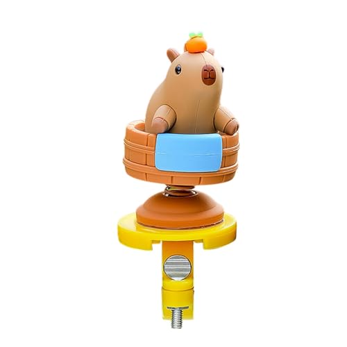 Celuicion Motorrad -Lenkerverzierung, Lenkerdekorationen - Swing Capybara -Figur für Scooter | Schütteln von Capybara -Figur für Scooter -Fahrrad -Lenker von Celuicion