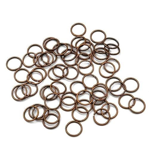 50–500 Stück 3–20 mm offene Biegeringe für DIY-Schmuckherstellung, Halskette, Armband, Verbindungszubehör, Kupfer, 0,5 x 3 mm, 500 Stück von Cenoe