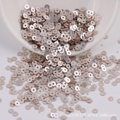 5g 2mm 3mm 4mm PVC Französische matte runde Pailletten Lose Cup-Pailletten Pailletten Glitzer für Schmuckherstellung DIY Nähen Nail Art Craft-008,2mm-2000pcs-5g von Cenoe