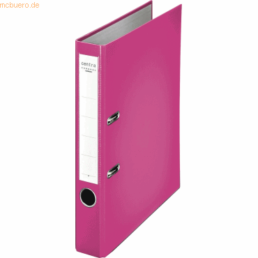 25 x Centra Ordner Chromos A4 50mm PP-kaschiert fuchsia von Centra