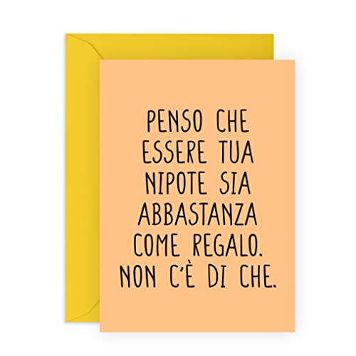 Central 23 Divertente biglietto di compleanno per zio - ESSERE TUA NIPOTE SIA ABBASTANZA - biglietto di auguri per zia - biglietto di compleanno per uomo e donna - regalo di compleanno per lui lei von Central 23