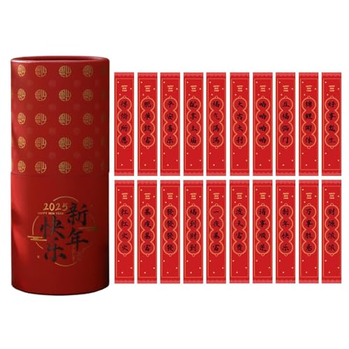 2025 Snake Year Envelope Tube, Year of the Snake Red Envelopes, Handwritten Note, Red Envelope Holder, Chinese New Year Present Packaging, New Year Red Envelopes Box for Chinese New Year von Ceprznvey