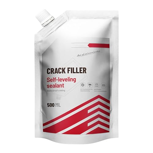 Asphalt Crack Sealant, 500ml Concrete Patch Asphalt Crack Filler, Cement Crack Filler, Concrete Crack Filler, Asphalt Patch for Crack Filling, Joint Repair, Outdoor, Family, Friends von Ceprznvey