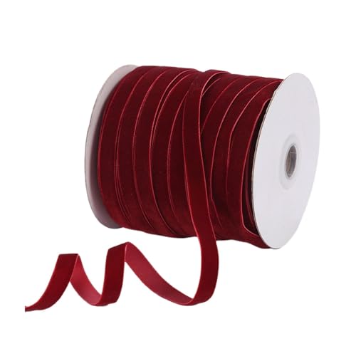 Nylonband, Urlaubsband, Weihnachtsdekorationsband, handgefertigtes Bastelband, Nylon-Samtbandspule 50 Meter, hochwertiges Nylon-Samtband für n von Ceprznvey