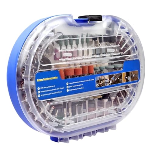 Tool Bits, Rotary Tool, Complete Set Compact Storage Precision Multi-Purpose with Carrying Case, Polishing Kit for Sanding, Engraving, Drilling, Carving, 11.42 x 8.27 x 2.2 inches Tool Bits, Rotary Tool, Complete Set Compact Storage Precision Multi-Purpose with Carrying Case, Polishing Kit for Sanding, Engraving, Drilling, Carving, 11.42 x 8.27 x 2.2 inches von Ceprznvey