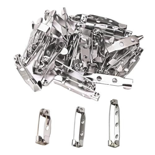 Broschennadeln Pins, Broschennadeln 32mm, Craft Safety Pins, 100 Stück Brooch Pins For DIY Crafts (15/30/35mm), 35mm Sicherheitsnadel, Diy Craft Sicherheitsnadel, 15mm Broschennadeln Sicherheitsnadeln von Cerioll