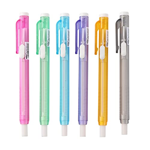 Eraser Pen, Radiergummi Stift, Radirgummistift Kinder, Radierstift, Radiergummi Automatischer Stift, Automatischer Radierstift, Radiergummi Drücken, Automatischer Radiergummi, Einziehbarer Radierstift von Cerioll