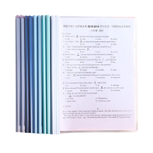 Ordnerschieber,A4 Sliding Bar Binder,Kunststoff A4 Sliding Bar Binder,A4 Kunststoff Bericht Abdeckungen,Klemmschienen A4,Sliding Bar Bindern,Schiebebinder A4,Klar A4 Sliding Bar Binder,10 Stück von Cerioll