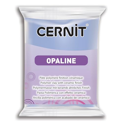 CERNIT CE0880056223C Opaline Modelliermasse zum Backen, Blau, Grau, 56 g von Cernit