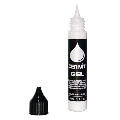 Cernit CE1500030005C - Flakon Gel Modelliermasse (Polymer) 30ml, ofenhärtend, sofort gebrauchsfähig, ideal für DIY, Schmuck & Figuren, für Einsteiger & Hobbykünstler, Transluzent, 1 Stück von Cernit