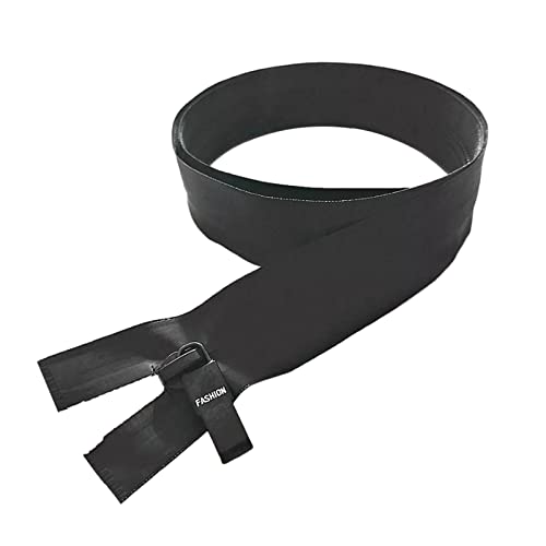 2 Stück 20-70cm 5# Schwarz Open-End wasserdichter TPU-Nylon-Reißverschluss für Kunsthandwerk, Nähtaschen, Bekleidungszubehör, 25cm von Cerobit