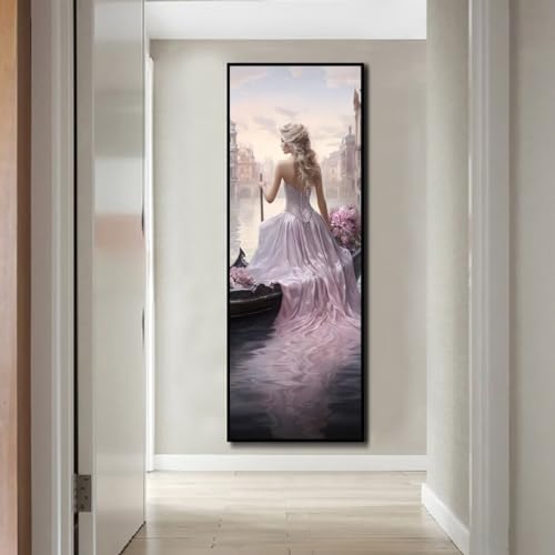 Diamond Painting,Groß XXL 40x110cm/16x44in Diamant Painting Bilder,DIY 5D Abstraktes Mädchen Diamond Art Full Diamond-Painting Set,Diamant Malerei Kreuzstich Arts Basteln Home Wand Dekor Geschenk von Cexeqee