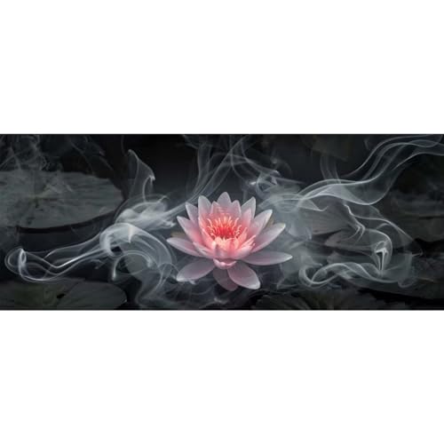 Malen Nach Zahlen Fantasie Blume DIY Malen nach Zahlen für Erwachsene, DIY Öl Leinwand Gemälde Anfänger,DIY Malen Nach Zahlen mit Pinseln und Acrylfarben, für Home Wall Décor (Ohne Rahmen) 60x180cm von Cexeqee