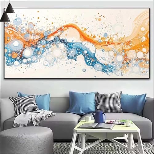 Malen Nach Zahlen Farbe DIY Malen nach Zahlen Kunst für Erwachsene, DIY Öl Gemälde Anfänger für Kinder, DIY Malen Nach Zahlen mit Pinseln und Acrylfarben, für Wall Décor (Ohne Rahmen) 70x210cm V-495 von Cexeqee