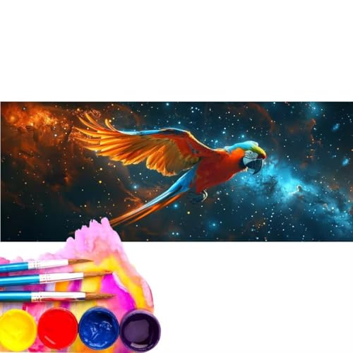 Malen Nach Zahlen Phoenix Tiere DIY Malen nach Zahlen für Erwachsene, DIY Öl Leinwand Gemälde Anfänger, DIY Malen Nach Zahlen mit Pinseln und Acrylfarben, für Home Décor (Rahmenlos) 80x160cm wk-260 von Cexeqee