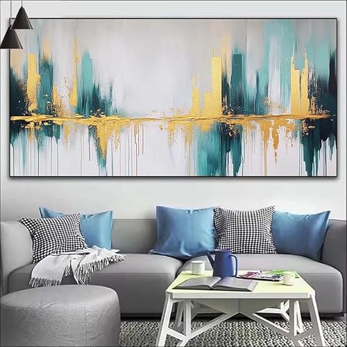 Malen Nach Zahlen Stadt DIY Malen nach Zahlen Graffiti für Erwachsene, DIY Öl Leinwand Gemälde Anfänger, DIY Malen Nach Zahlen mit Pinseln und Acrylfarben, für Wall Décor (Ohne Rahmen) 80x220cm V-488 von Cexeqee