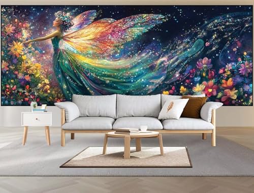 Malen nach Zahlen Erwachsene Groß 100x200cm,Malen nach Zahlen Ausgaben Paint by Numbers Fee Paint by Numbers Kinder,Handgemalt Ölgemälde mit Pinseln Acrylfarbe,DIY Leinwand Bastelset Geschenke D56 von Cexeqee