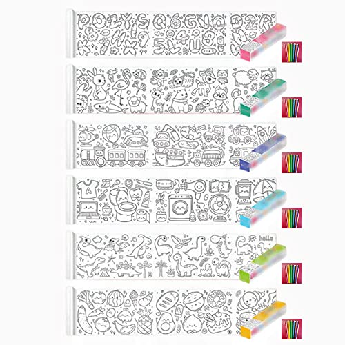 Cuttable Drawing Roll,Graffy Roll for Coloring,Painting Paper Roll,Drawing Paper,DIY Graffiti Scrolls (6PCS) von CgamlYunneyl