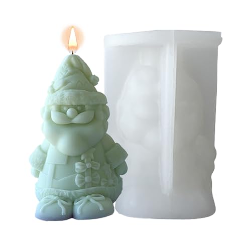 3D Weihnachten Schneemann Silikonform Kerzen-Gießform, Weihnachten Schneemann Kerzenform Silikonform Kerzengießform Silikonform Harz Figur Form Für Herstellung Von Kerzen, Kuchen Pralinen Fondant von Chaies