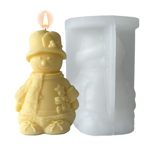 Chaies Weihnachten Silikonform Kerzen-Gießform, Weihnachten Kerzenform Silikonform Kerzengießform Silikonform Harz Figur Form Für Herstellung Von Kerzen, Kuchen Pralinen Fondant von Chaies