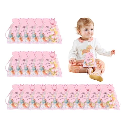 Chaies Gastgeschenke für Babypartys, Partygeschenke für Babypartys - Engelsanhänger Rosa Gastgeschenke,Engel-Anhänger-Schlüsselanhänger, Gastgeschenke, Großpackung für Kinder, Erwachsene, Gäste, von Chaies