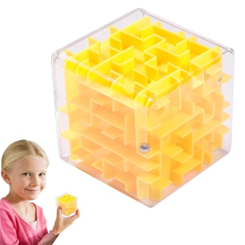 Chaies Labyrinth-Würfel, Labyrinth-Puzzle,-Ball-Labyrinth-Spielzeug für Kinder - Puzzle-Ball, magische Denksport-Spielkugel, pädagogisches Puzzle-Spielzeug für Kinder von Chaies