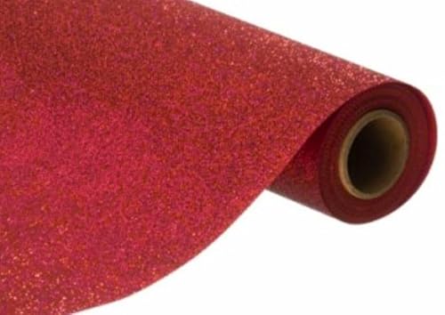 Chaks 11446-16, Nappe Premium Paillettes incrustées, en Rouleau 120cm x 3m Rouge foncé von Chaks