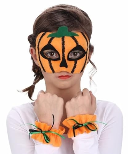 Chaks 12186, Kit Masque + 2 Manchettes Citrouille Enfant von Chaks