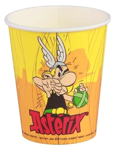 Chaks 12803-AX, Pappbecher, 25 cl, 8 Stück, Asterix® von Chaks