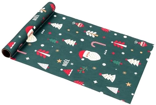 Chaks 13487, Chemin de Table Tissu Père Noël 3m von Chaks