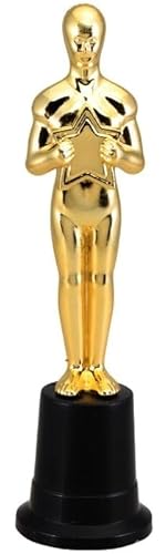 Chaks 13776, Statuette Trophée récompense Star en Plastique doré 22cm von Chaks