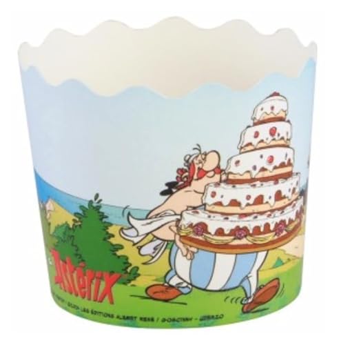 Chaks Asterix 13831-AX, Cupcake-Förmchen, 7,5 cm, 12 Stück von Chaks