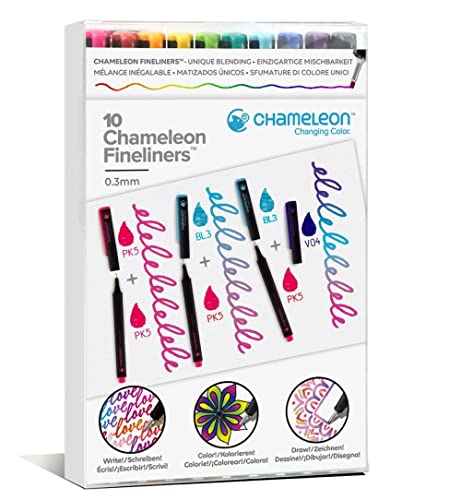 Chameleon Fineliner, 10 Stück von Chameleon