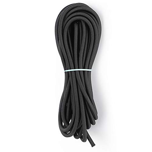 Elastisch Seil , 10m Spannseil Expanderseil Schwarz String Kabel Bande Polypropylen Planenseil fur Kleidung DIY von Changor