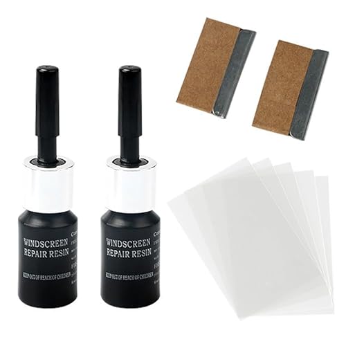 Windschutzscheibe Reparaturset Werkzeug für Chips und Risse, Auto Glas Reparatur Flüssigkeit Auto Windshield Repair Kit zur Reparatur von Kratzern Löchern Rissen von Changtai