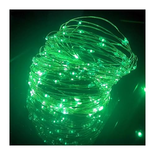 USB-betriebene Lichterkette im Freien, wasserdichte Girlande for Weihnachtsfeier, Hochzeit, DIY-Dekoration(Green,10 m) von Changyina