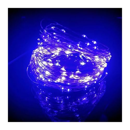 USB-betriebene Lichterkette im Freien, wasserdichte Girlande for Weihnachtsfeier, Hochzeit, DIY-Dekoration(Purple,10 m) von Changyina