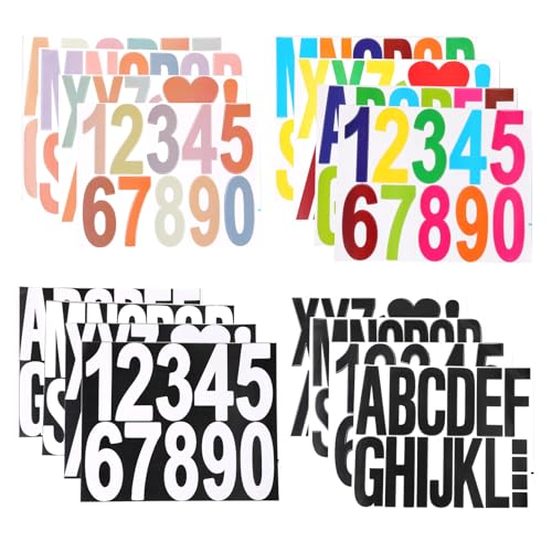 16 PCs Buchstaben Aufkleber Klebebuchstaben Buchstaben zum Aufkleben Zahlen Aufkleber Buchstaben Stic ker Buchstaben Klebe Buchstaben Buchstaben zum Kleben Buchstaben Zahlen Aufkleber Letter Stickers von ChanraingYee