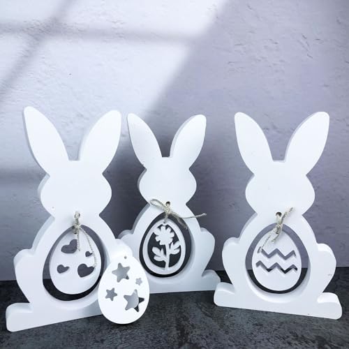 Silikonformen Gießformen Ostern Anhänger, osterhasen Silikonformen Anhänger, Osterei Silikon Gipsformen zum Gießen, Ostereier Anhänger Epoxidharz Formen zur Herstellung von Ostergeschenke (Stil C) von Chansunokku