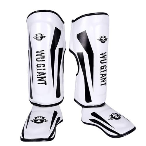 Chaoyilian Muay Thai SchienbeinschüTzer,Kickboxen shin Guards,Schienbeinschoner FüR Kampfsport Training,Shin Guards Muay Thai,Unisex,Stoßdämpfende Sicherheit,Für Boxe,Muay Thai,Kickboxen,Karate von Chaoyilian