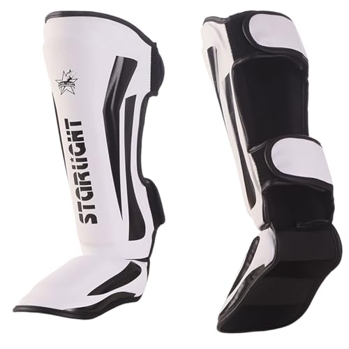 Chaoyilian Shin Guards Muay Thai,Kampfsport Schienbeinschutz Spann,Muay Thai SchienbeinschüTzer,Shin Instep Protection,Comfort,Mit Ristschutz,Unisex,FüR Training,Sparring,BoxausrüStung Und Kampfkunst von Chaoyilian