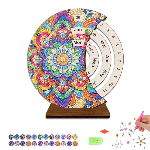 CharySim Diamond Painting Adventskalender Erwachsene Mandala Basteln Kinder mit Diamond Painting Zubehör Bastelset Mädchen 7 8 9 10 11 12 Jahre Geschenk Weihnachten Diamond Painting (Sonnenblume) von CharySim