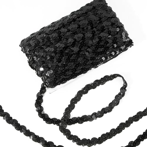 Elastisches Paillettenband zum Basteln, Nähen und Schneidern, 15 mm breit, vielseitig für DIY-Projekte Elastisches Paillettenband zum Basteln, Nähen und Schneidern, 15 mm breit, vielseitig für DIY-Projekte von Chencunquangod