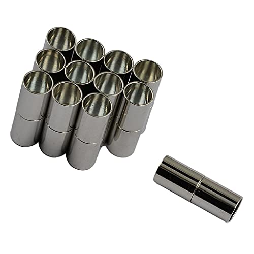 Magnetverschlüsse aus Messing, 5 mm, Magnetverschlüsse für Schmuckherstellung, Schmuck, Kordel-Endkappen, Bastelbedarf, 15 Sets Magnetverschlüsse aus Messing, 5 mm, Magnetverschlüsse für Schmuckherstellung, Schmuck, Kordel-Endkappen, Bastelbedarf, 15 Sets von ChengChengJin