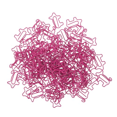 Büroklammern, rosafarbene Schweineförmige Metallklammern, langlebige und rostfreie Metall-Büroklammern, niedliche kleine Büroklammern, rutschfeste, plattierte Metall von ChengyuWei